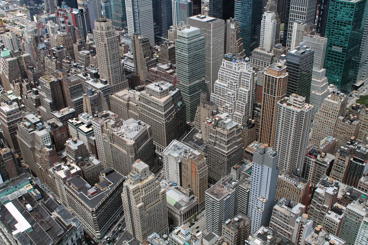 new york, skyline, cityscape, skyscrapers, usa, nyc, gray news, gray new. B2B marketing strategy examples, taken apart
